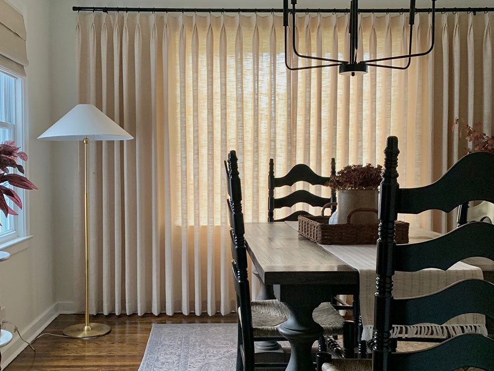 Dining Room Got A Facelift With Custom Curtains – Homerilla