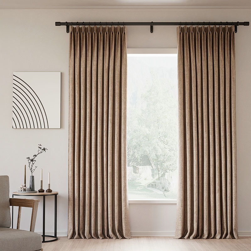 Lille Linen Curtains Drapes Pinch Pleated – Homerilla