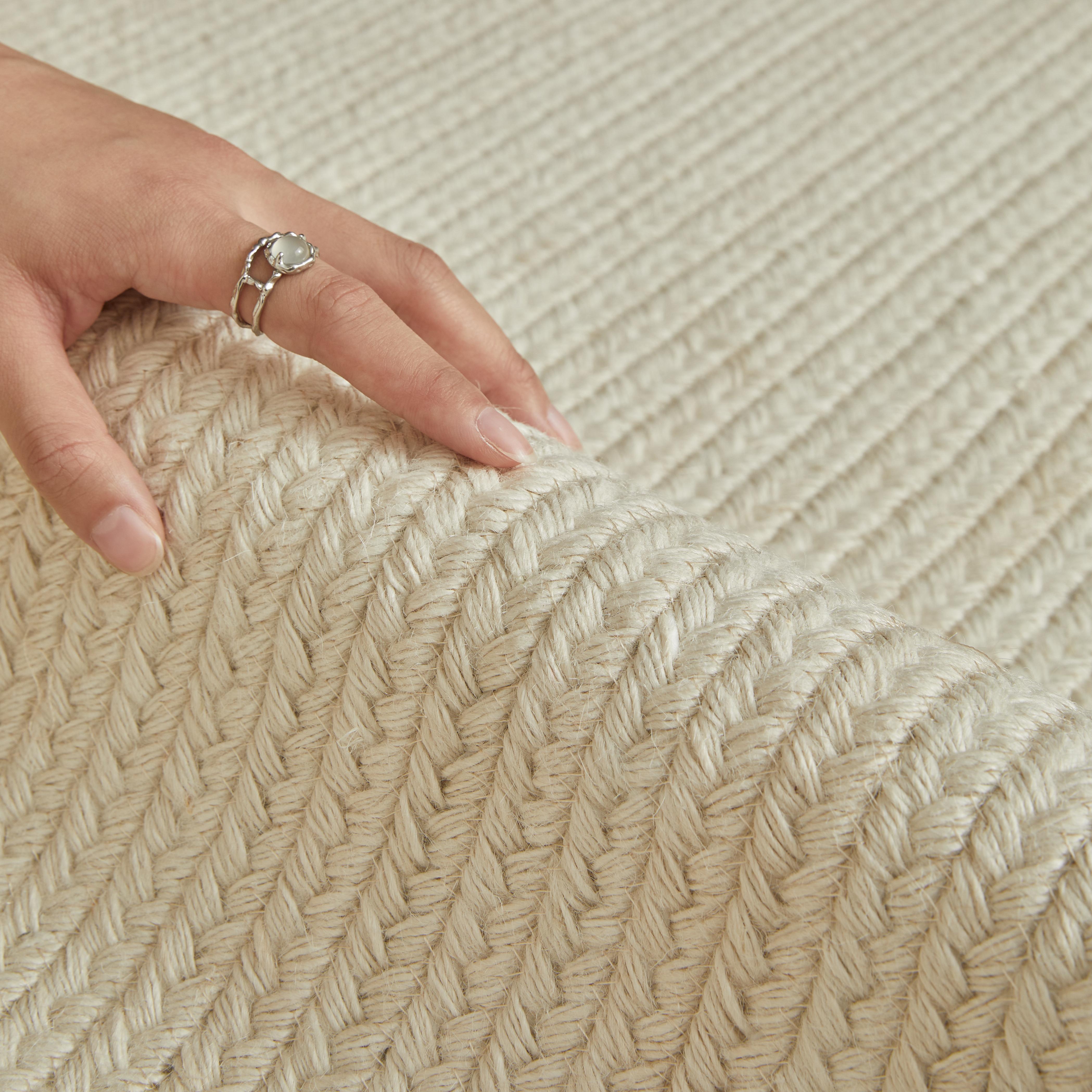 Custom Cream Rug REMO Custom Wool Rugs Handmade Carpet Natural Multi Color – Homerilla