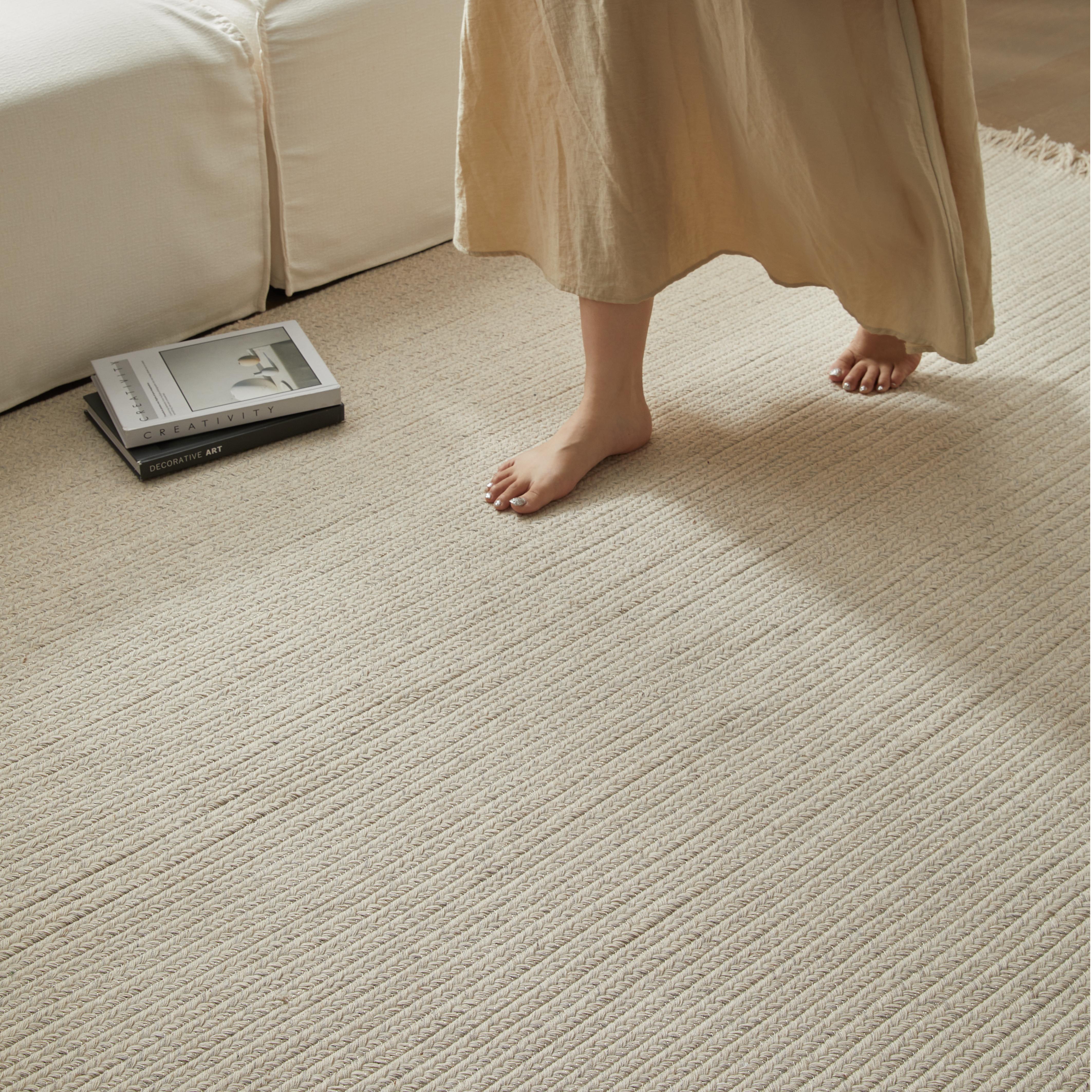 Mute Color Rugs REMO Custom Wool Rugs Handmade Carpet Natural Multi Color – Homerilla